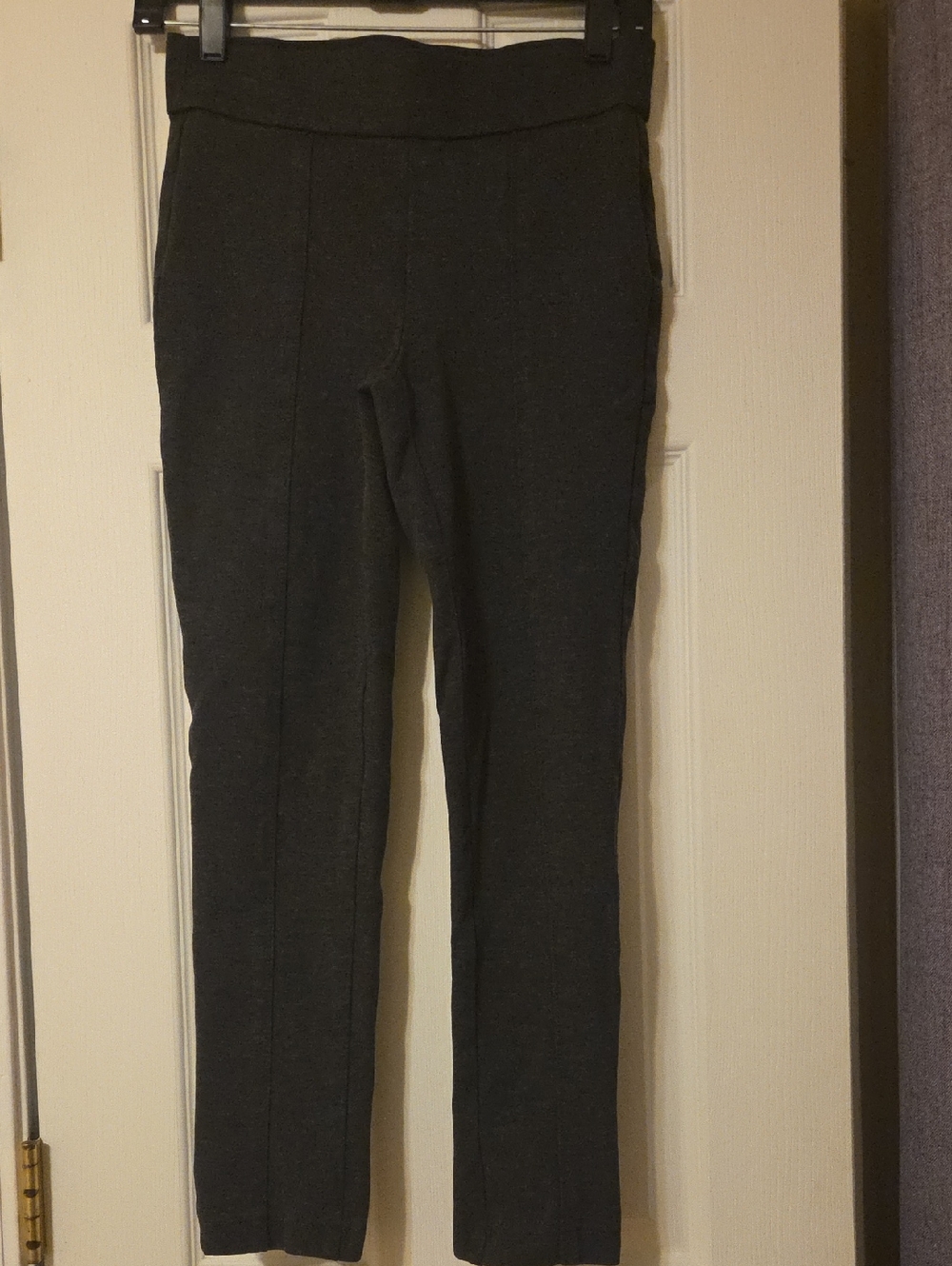 Anne Klein Dark Gray Women’s Ponte Leggings